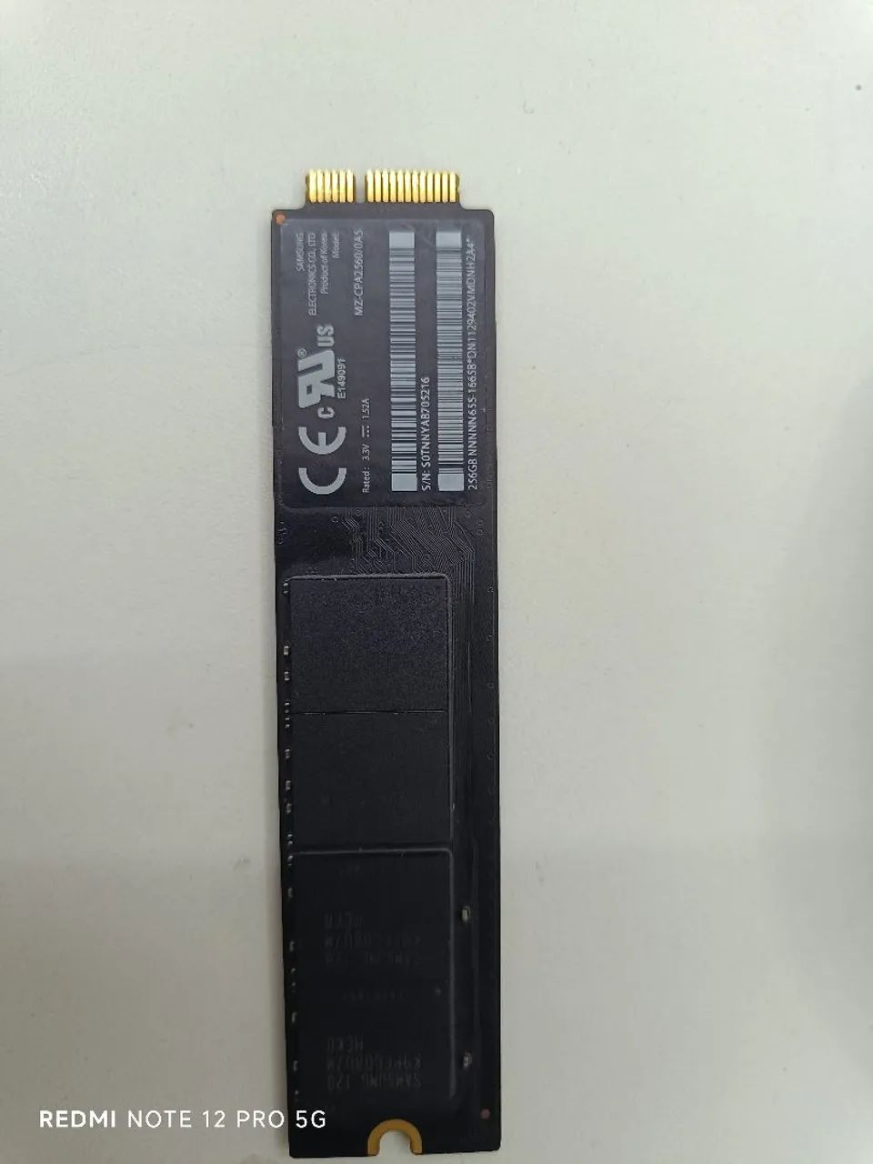 NVME Ssd Samsung Para Mac Book A1369 256Gb
