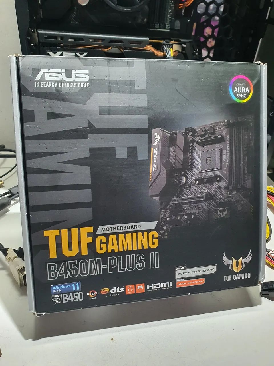 Placa mãe TUF B450M Plus II - Foto 4