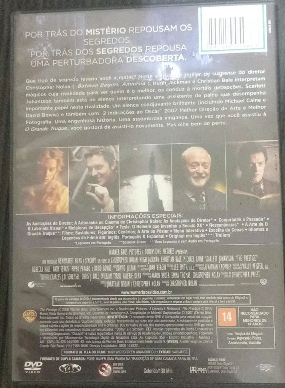 DVD O GRANDE TRUQUE  - Foto 2