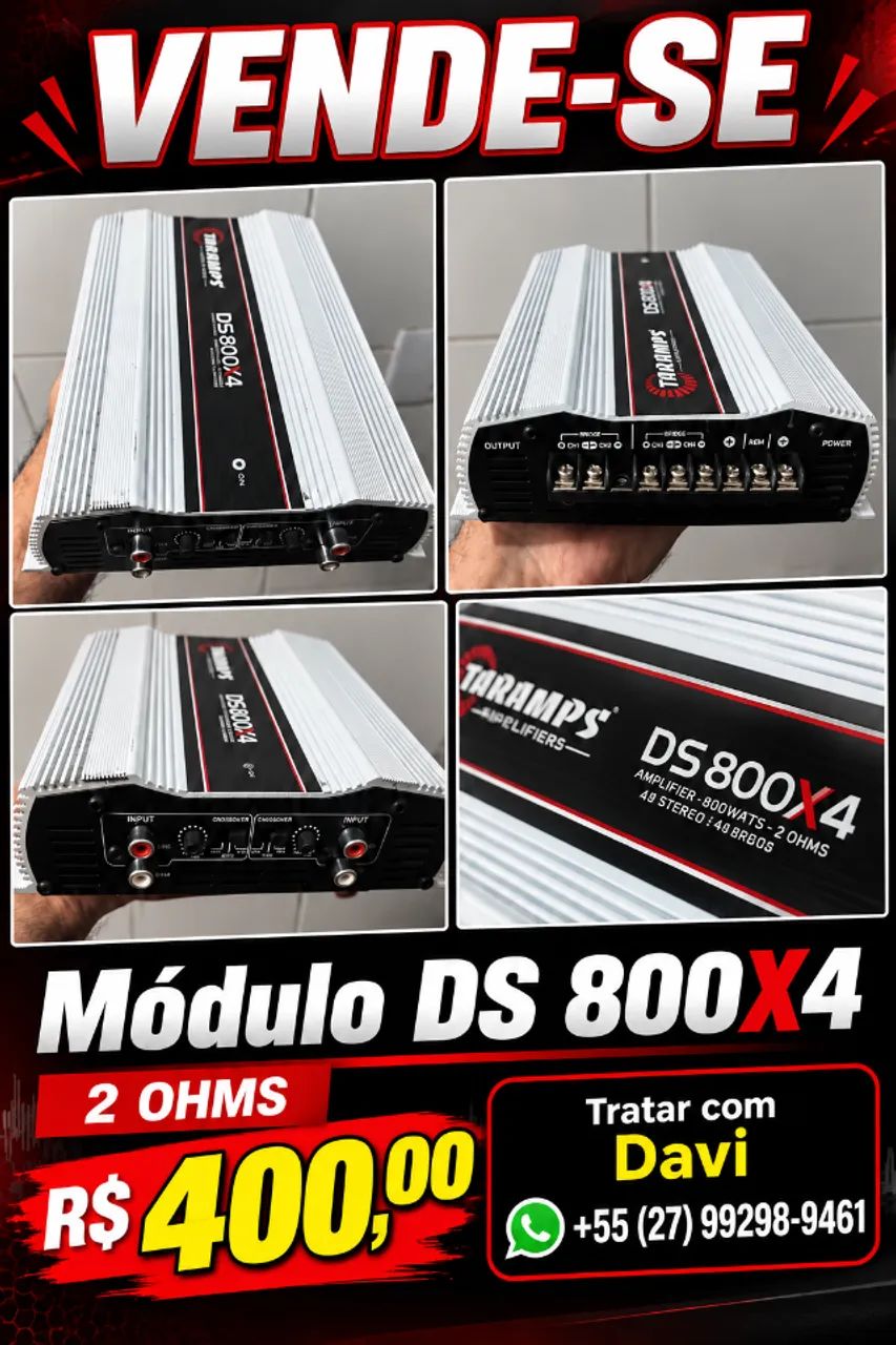 Módulo DS 800X4 2 OHMS - Foto 5