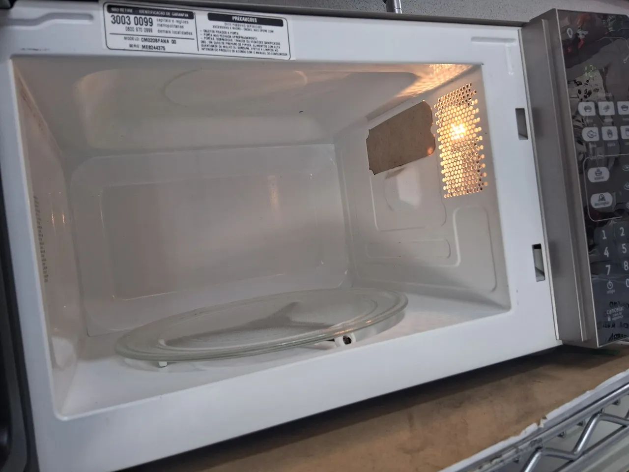MICRO-ONDAS CONSUL USADO 20LTS 127V COM GARANTIA $349 - Foto 4