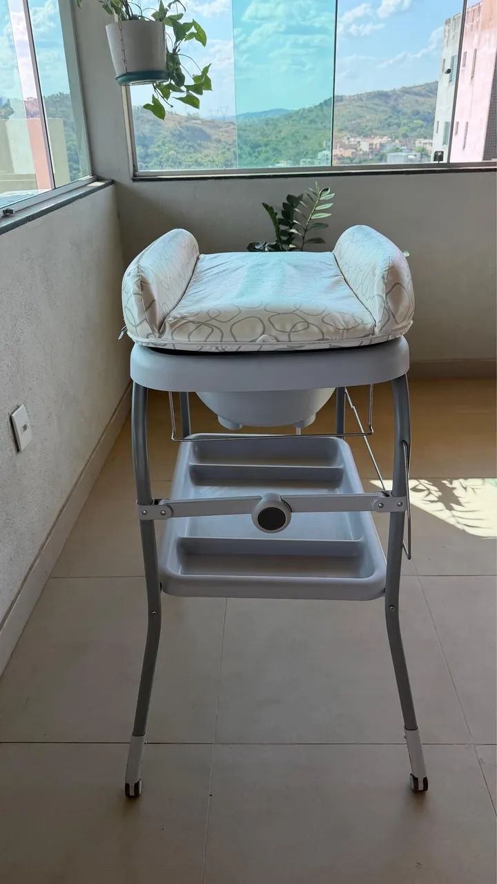 Banheira de bebê com trocador  - Foto 4
