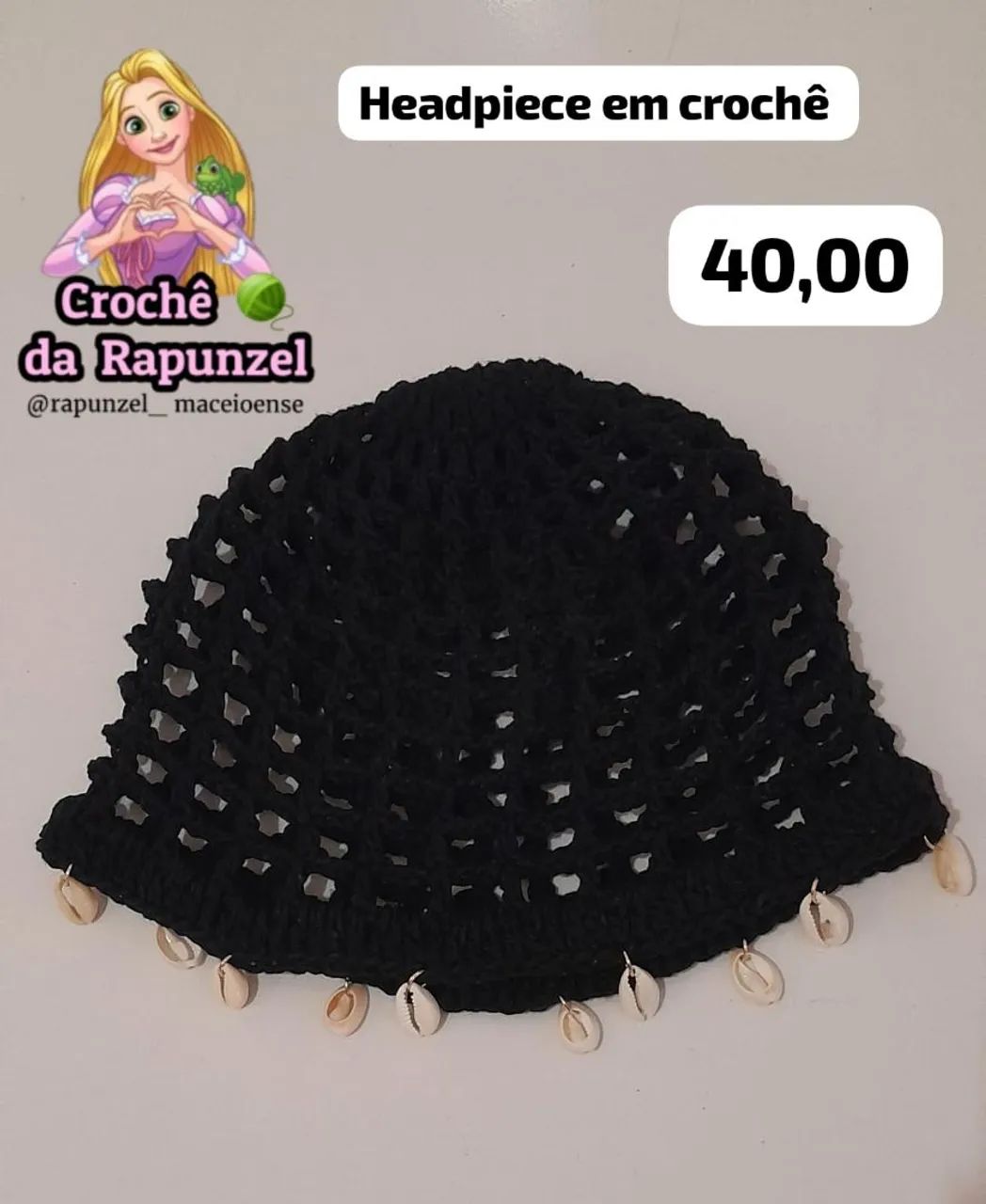 Headpiece em crochê  - Foto 3