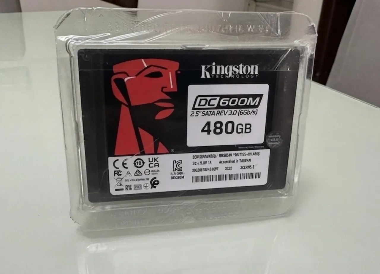 SSD 480GB Kingston DC600M Enterprise SATA III