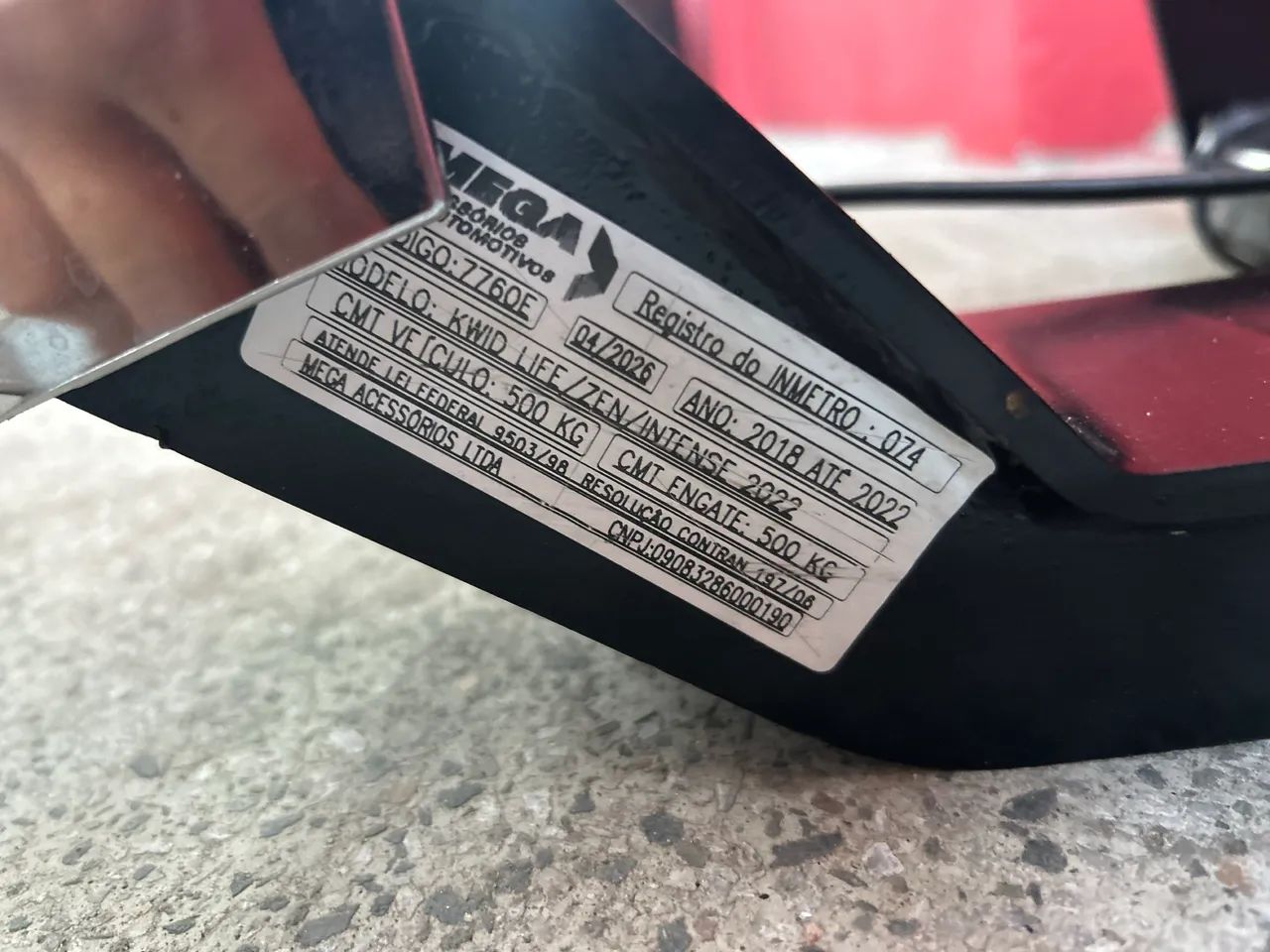 Engate reboque zero para kwid  - Foto 2