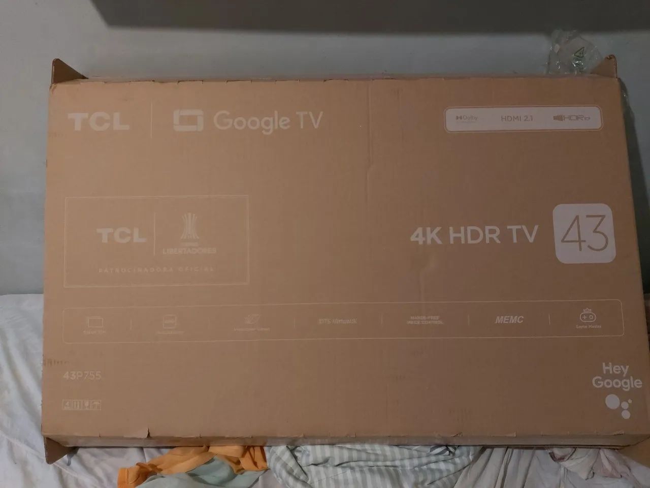 TV TCL P755 4K  HDR10+ DOLBY VISION 43 POLEGADAS - CAIXA - NOTA FISCAL- - Foto 4