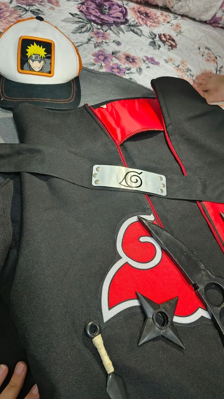 Kit Naruto - Akatsuki e Acessórios + Conj. Moletom - Foto 5