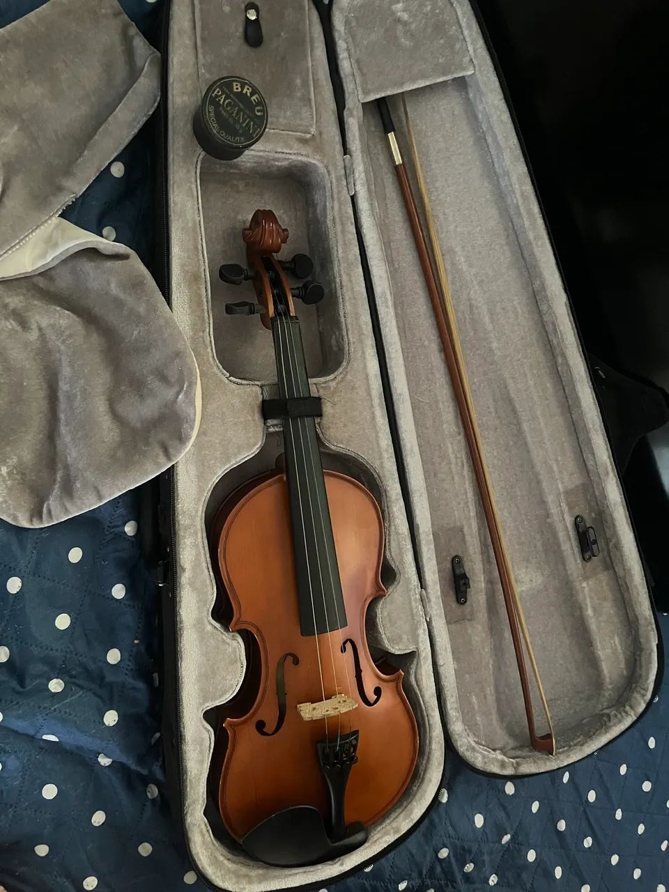 Violino com tudo dentro da caixa e um Breu de brinde  - Foto 3