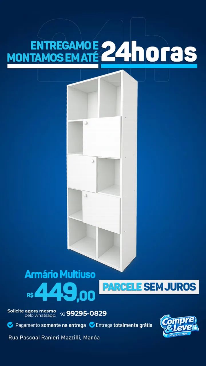 livreiro 100% mdf - Foto 2