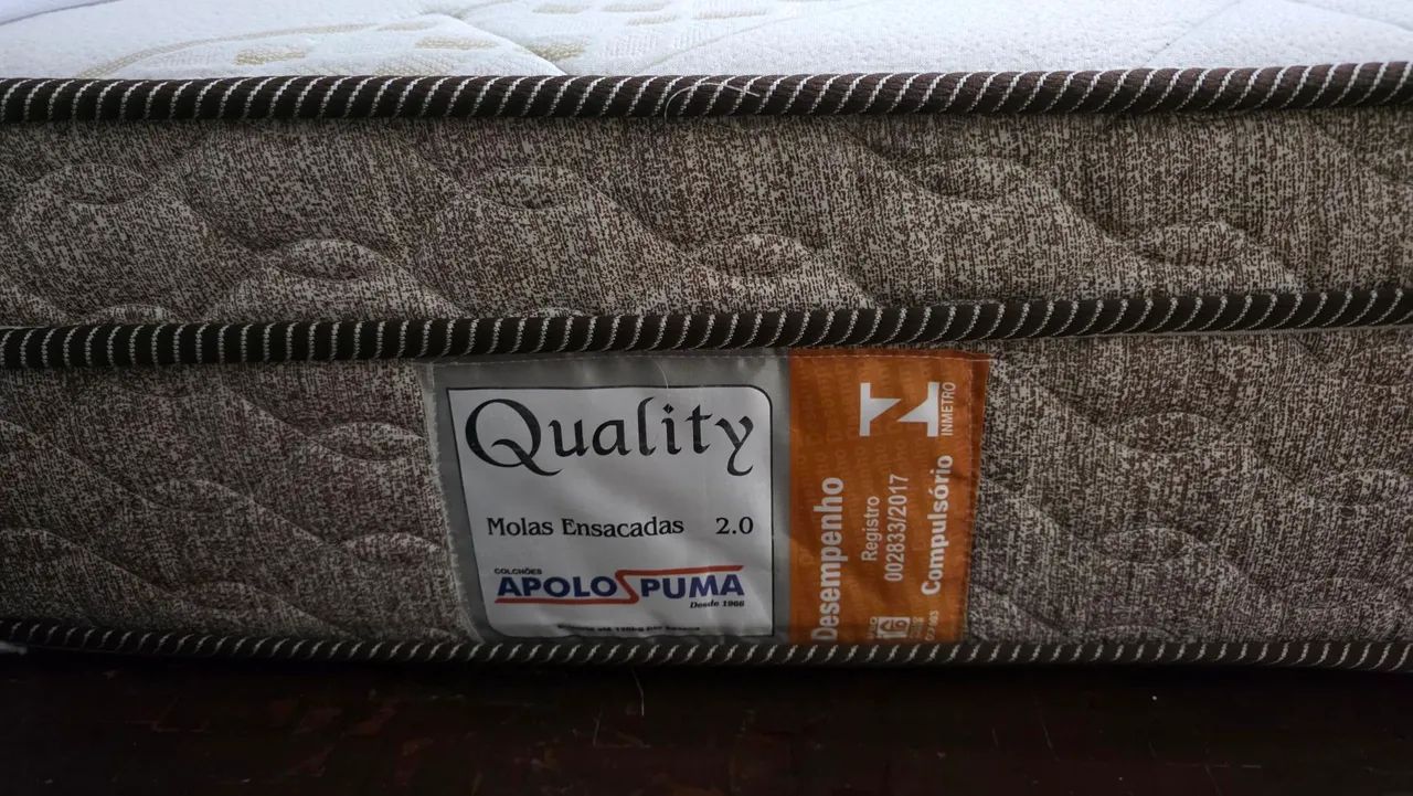 CAMA BOX SOLTEIRO COM COLCHÃO - Foto 3