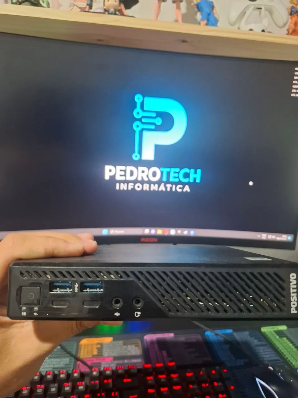 Mini pc i3 décima geração m.2 256gb  - Foto 2