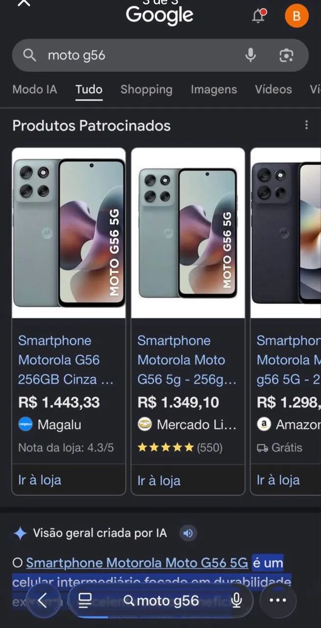 Moto G56 NOVO - Foto 3