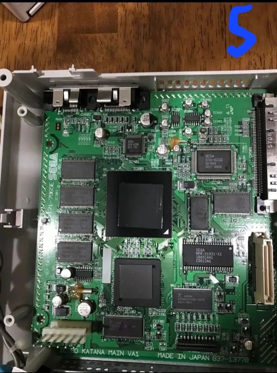 DREAMCAST placa mãe VA1 americana funcionando perfeitamente 