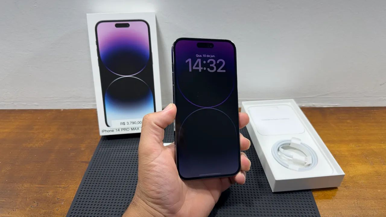 IPhone 14 Pro Max 128GB roxo  - Foto 2