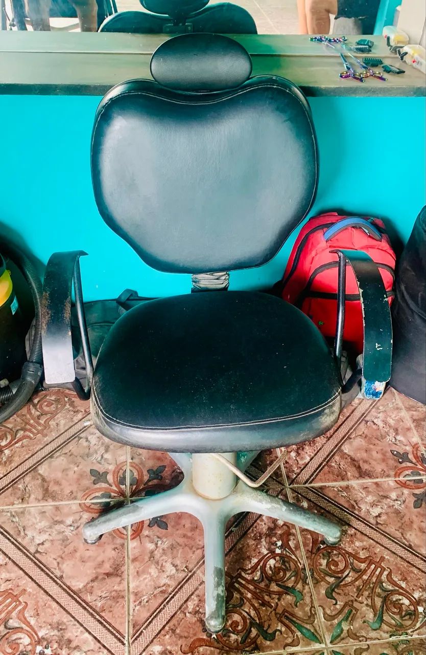 Cadeira de barbeiro hidráulica  - Foto 2
