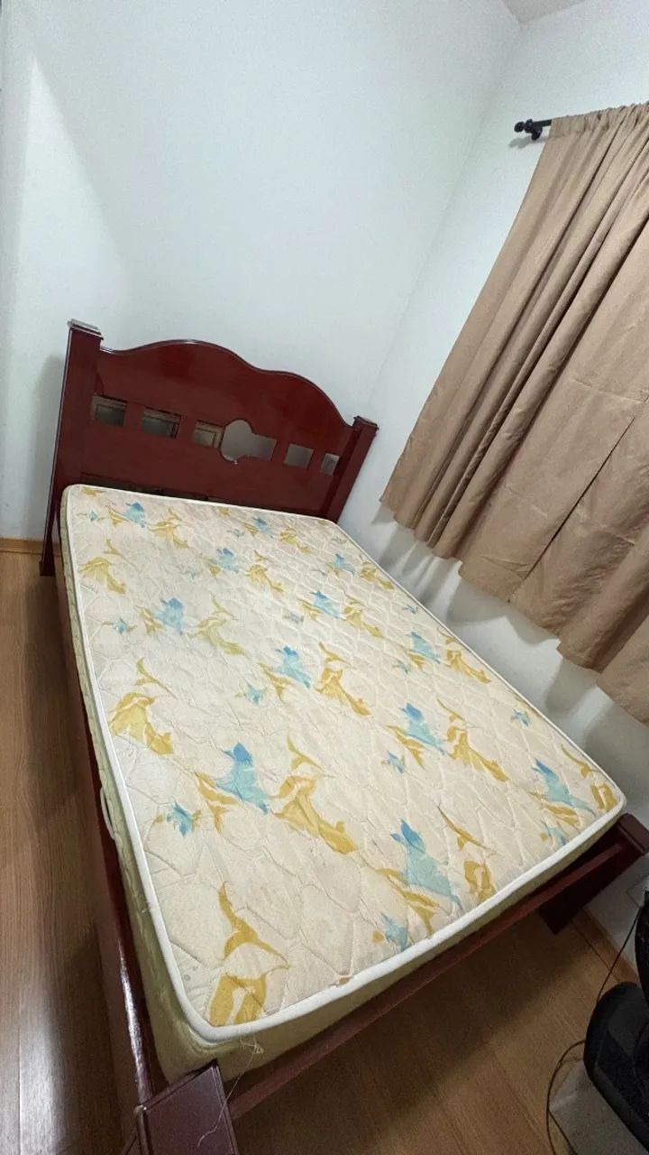 Cama de casal com colchão  - Foto 2