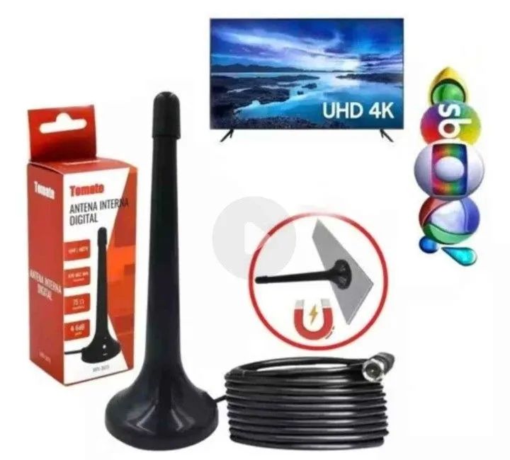 Antena Interna Digital HDTV 4K