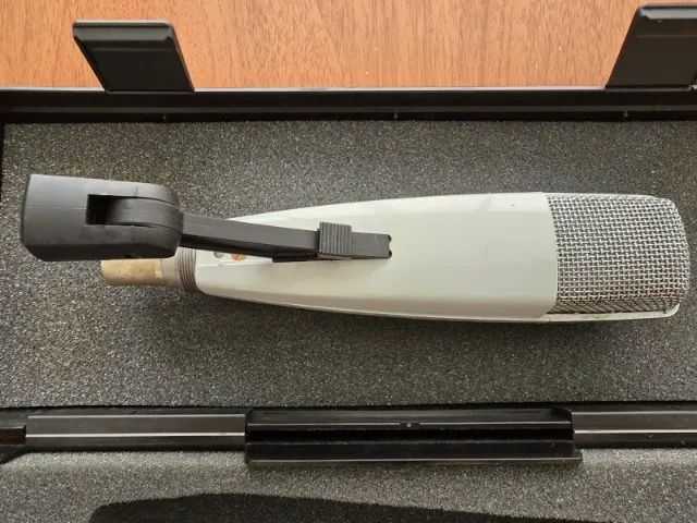 Microfone microfone sennheiser md421 vintage white 1970 - Foto 2