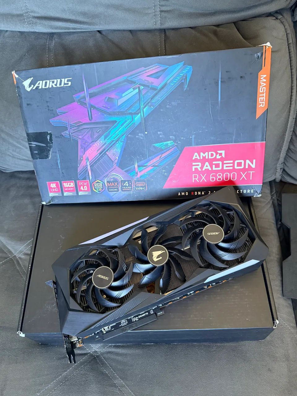 RX 6800 XT AORUS ELITE LCD 16GB  - Foto 4
