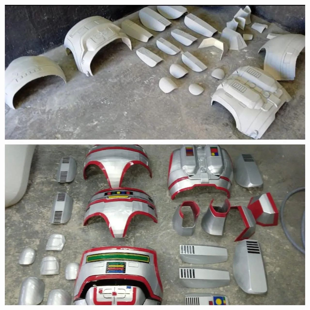 Armadura completa Cosplay Jaspion Impressão 3D Tokusatsu  - Foto 3