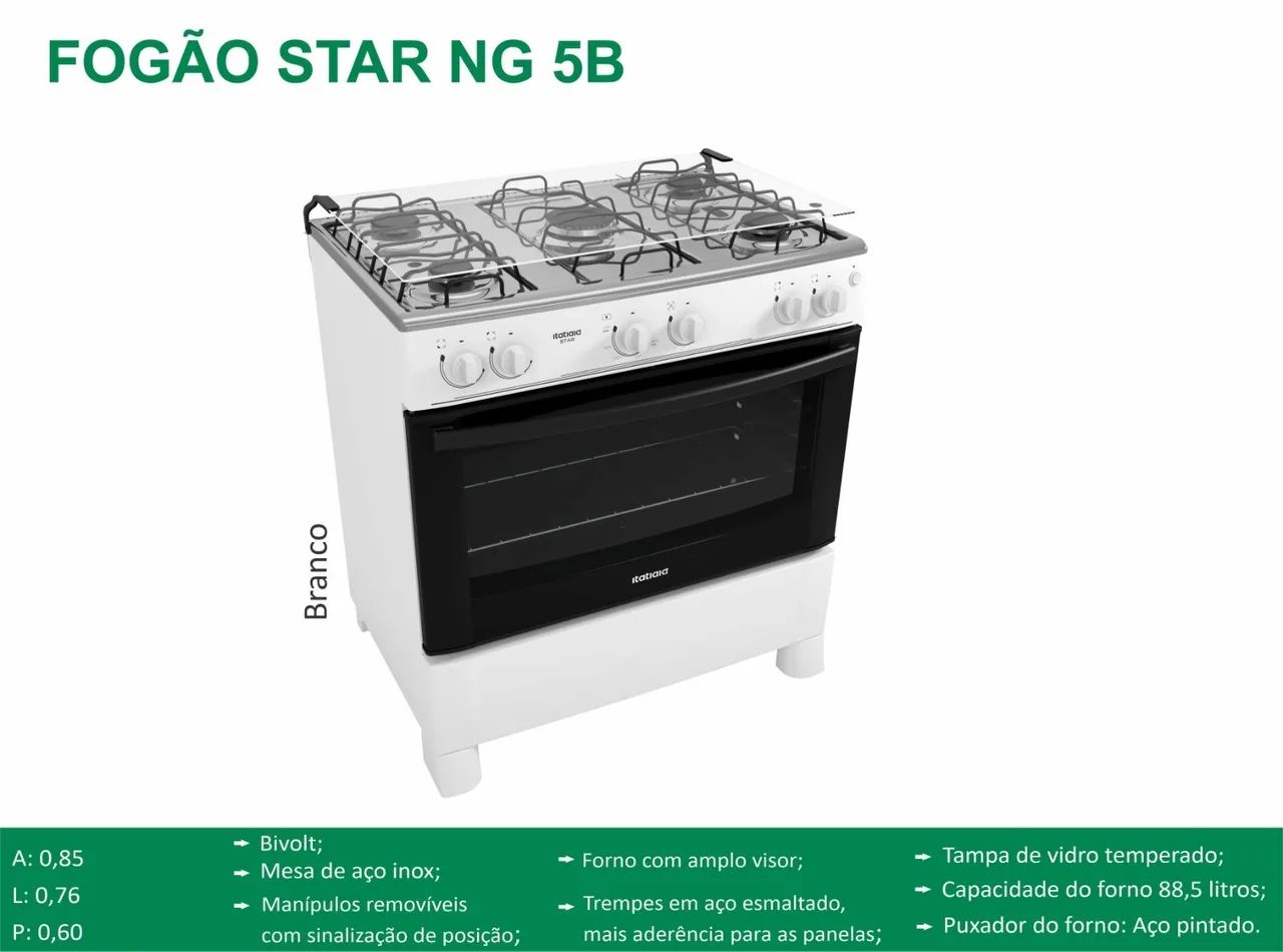 FOGÃO STAR 5B