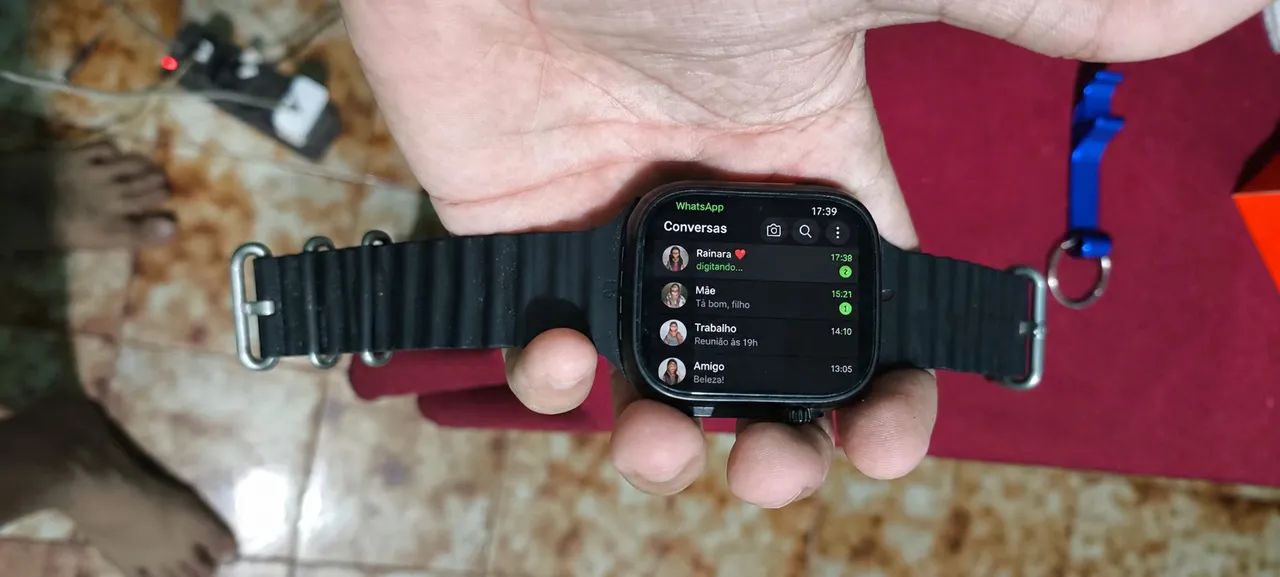 RELÓGIO SMARTWATCH+ WHATSAPP, YOUTUBE, TELEGRAM, FACEBOOK  - Foto 3