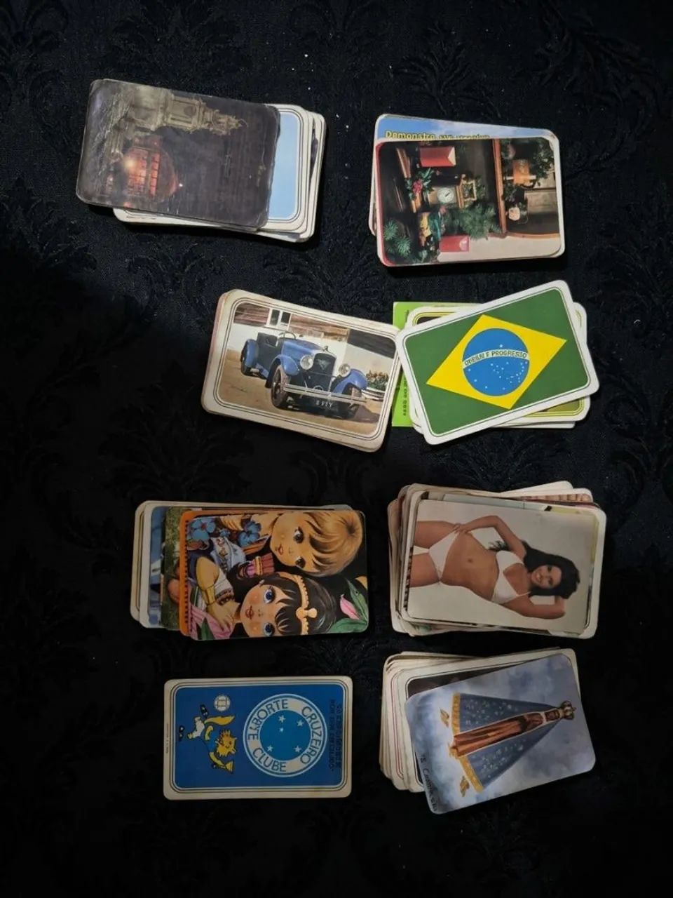 Lote 135 calendários de bolso antigo