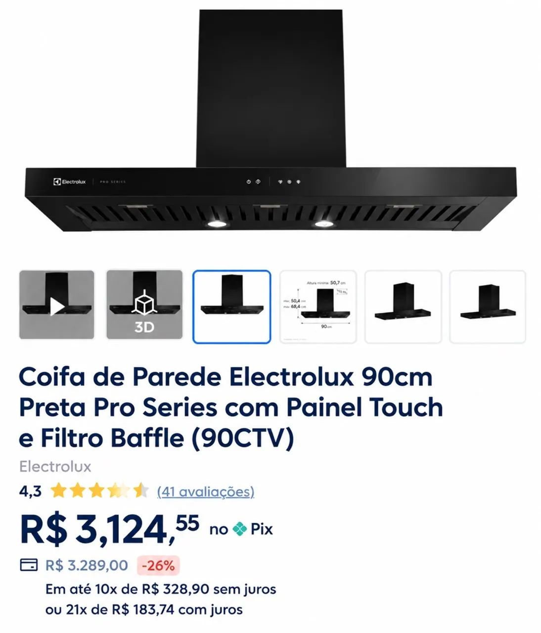 Coifa Electrolux  - Foto 2