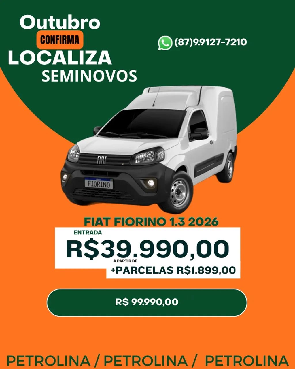Fiat Fiorino ENDURANCE 1.3 FLEX 8V 2P 2026