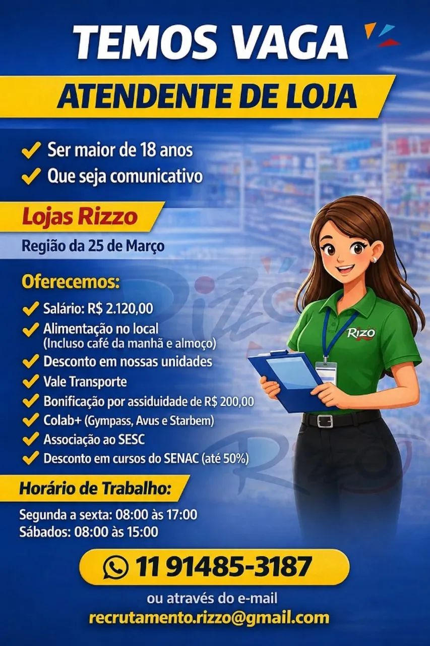 Atendente de loja