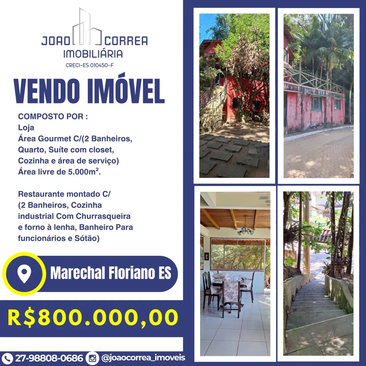 Vendo imóvel em alto nova Almeida Marechal Floriano