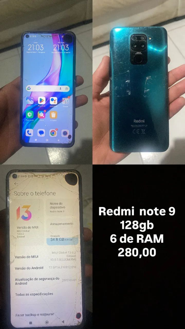 Redimir note nove azul 