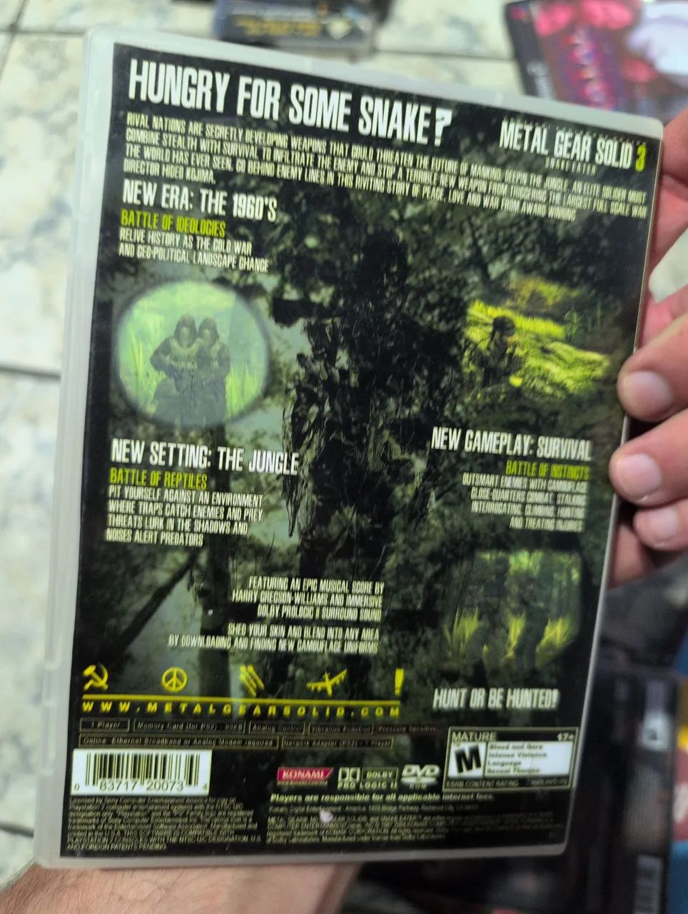 Metal Gear Solid 3 PS2 ORIGINAL - Foto 3