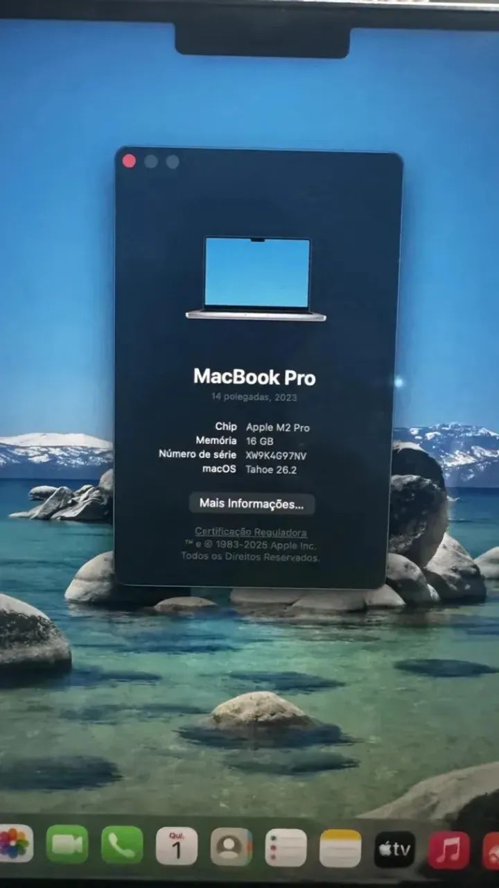 Macbook Pro 14 , 2023, M2 Pro, 512 Gb, 16 Gb, Plateado - Foto 2