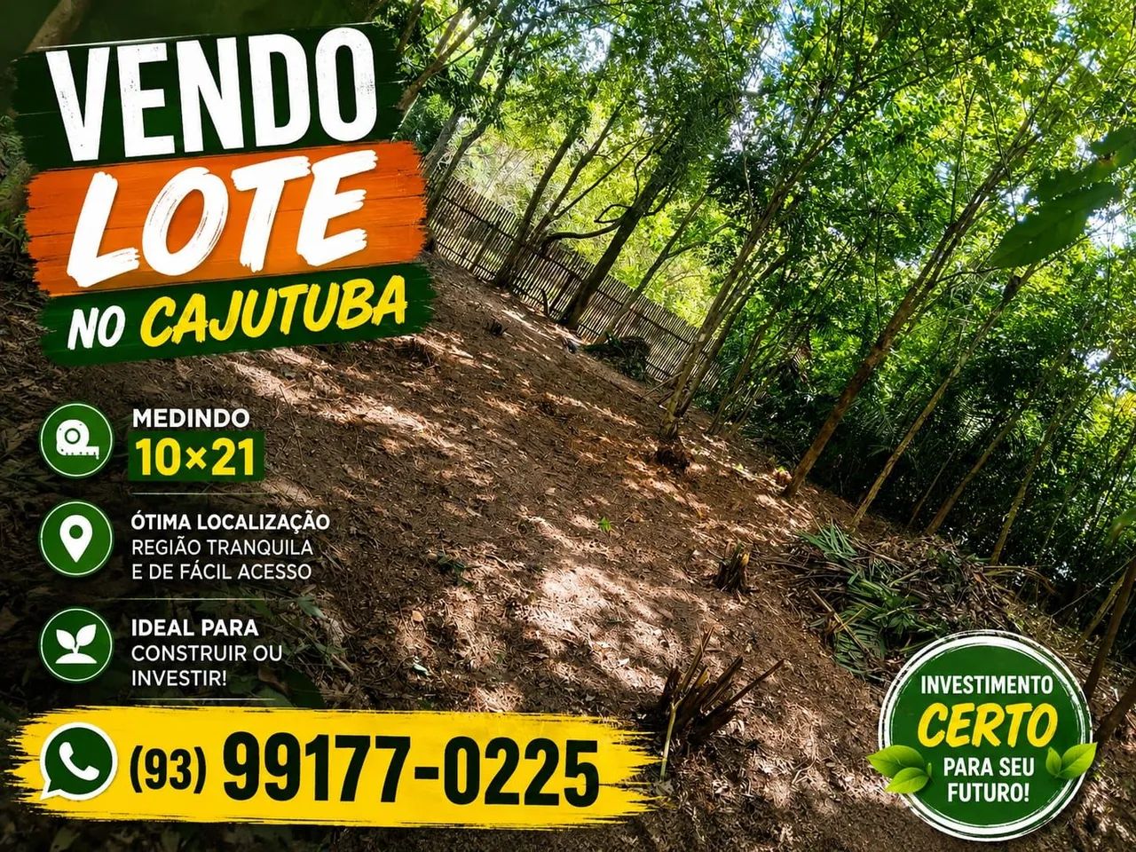 Vendo um lote