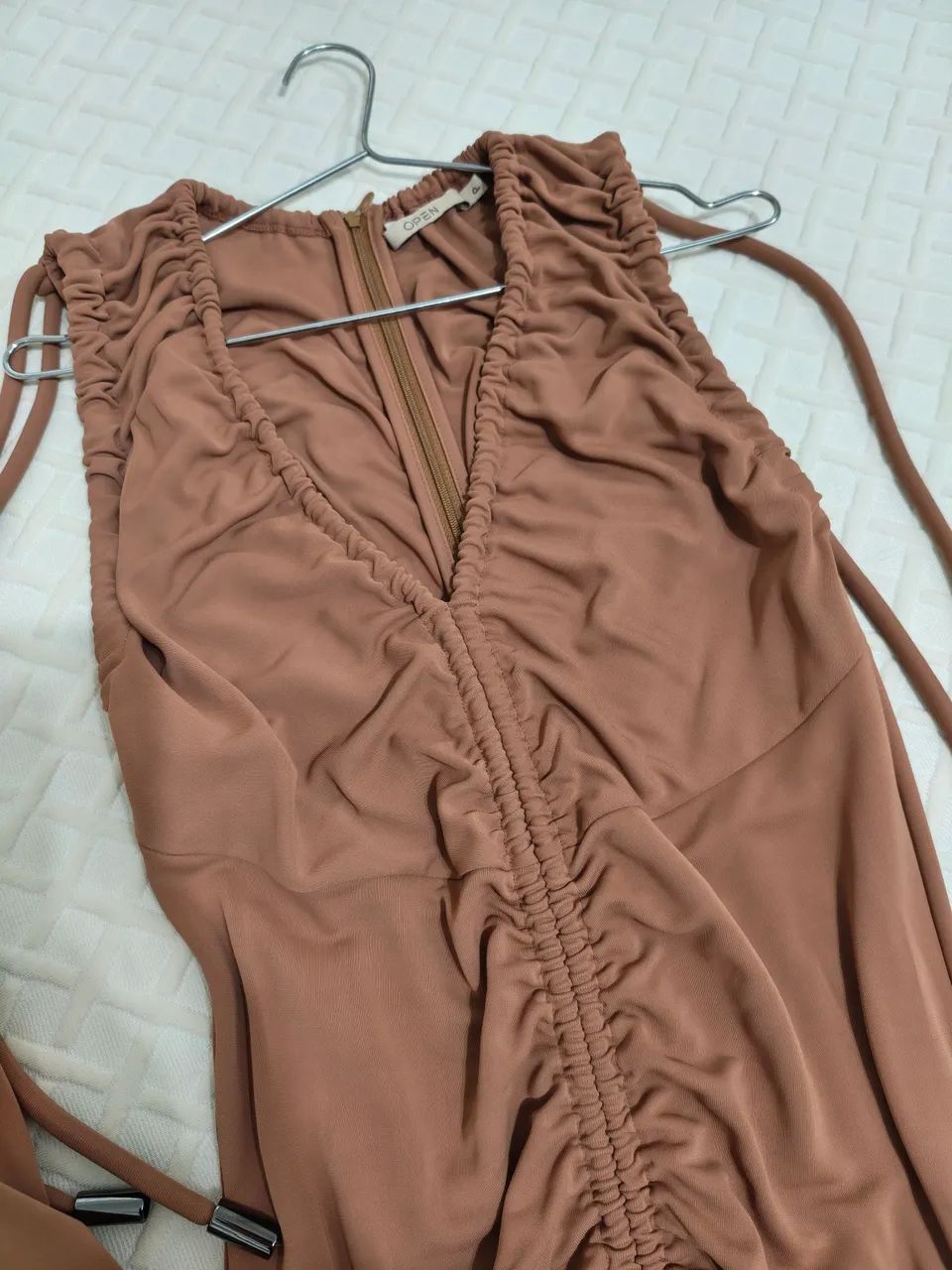 Vestido longo marrom - Foto 3