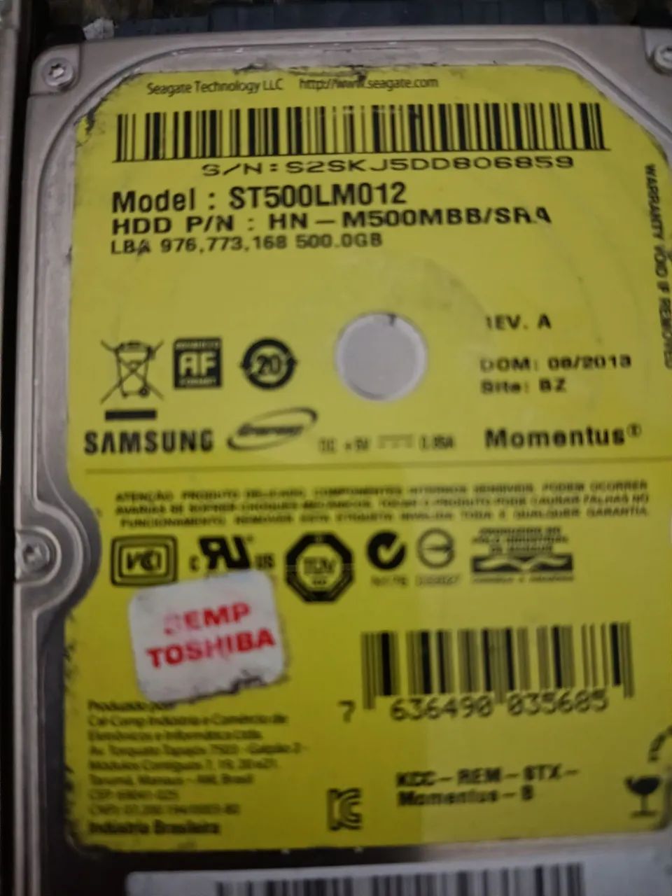 4 HDS DE NOTEBOOK MEIA VIDA - Foto 5