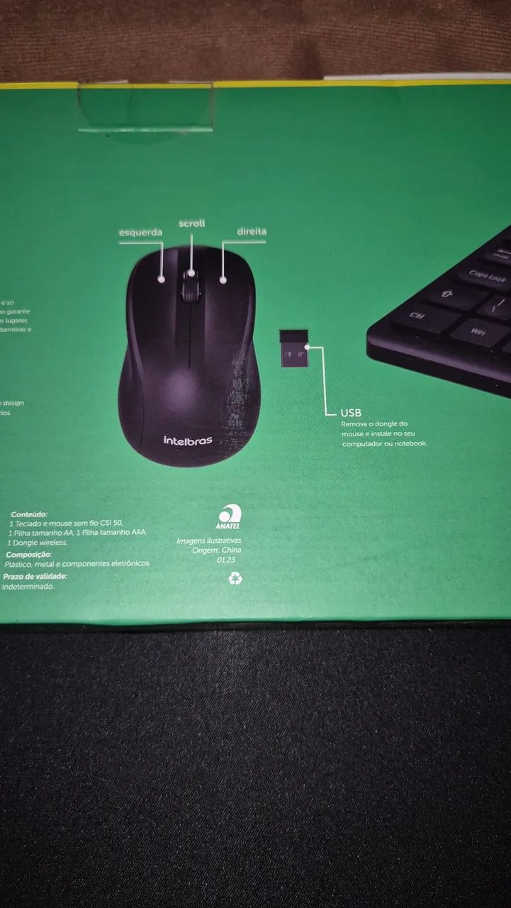 Kit Teclado e mouse Intelbras CSI50 - Foto 3