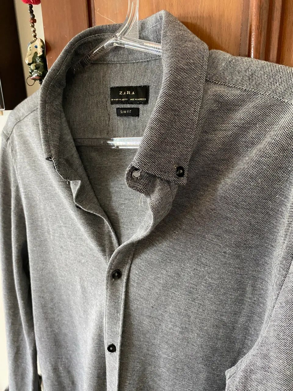 Camisa Zara  algodão  com elastano - Foto 2