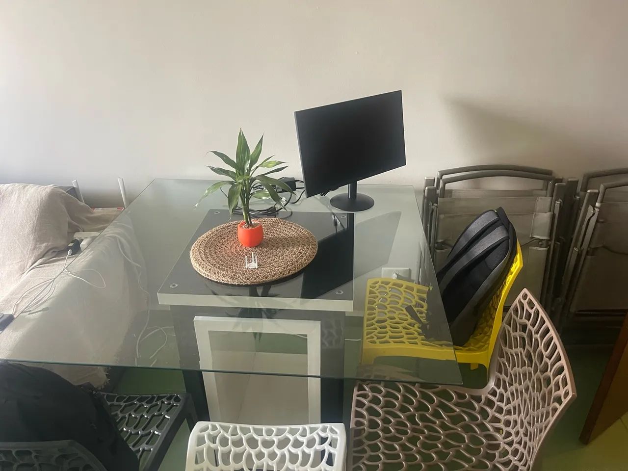 Vendo mesa de vidro 