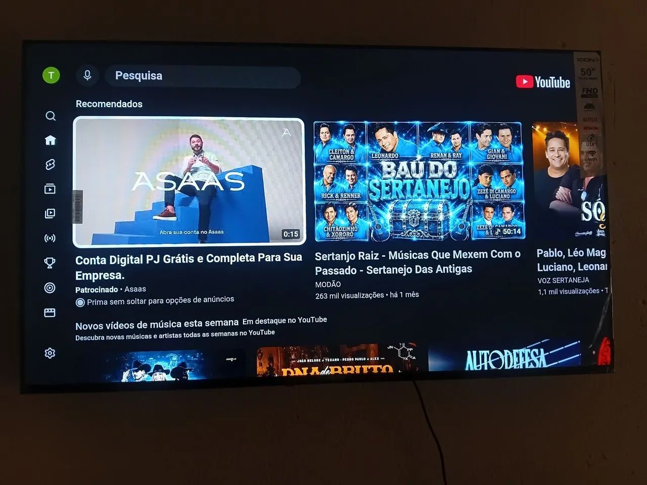 Smart TV 50? Polegadas - Apenas 1 Mês de Uso - Excelente Estado ? - Foto 4