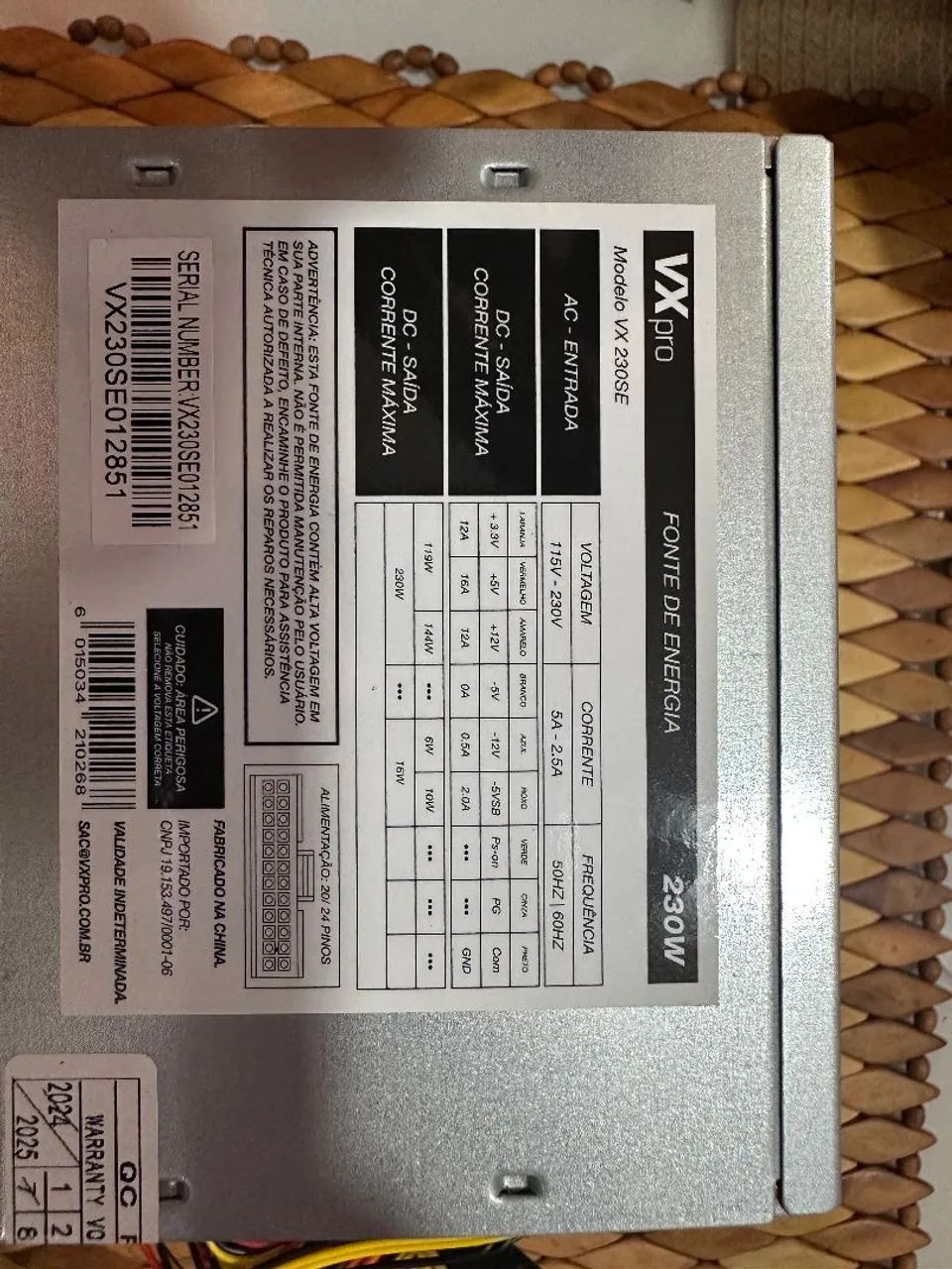 Fonte VXpro de 230W - Foto 3