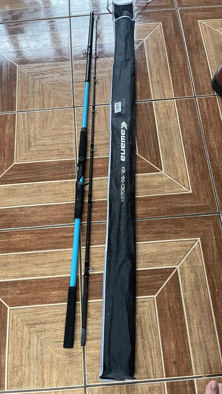Carretilha e vara de pesca - Foto 2