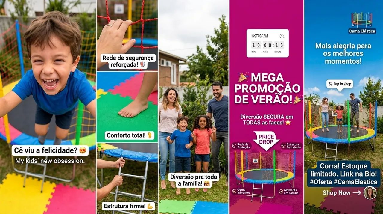Cama elástica 2,44 metros  - Foto 3