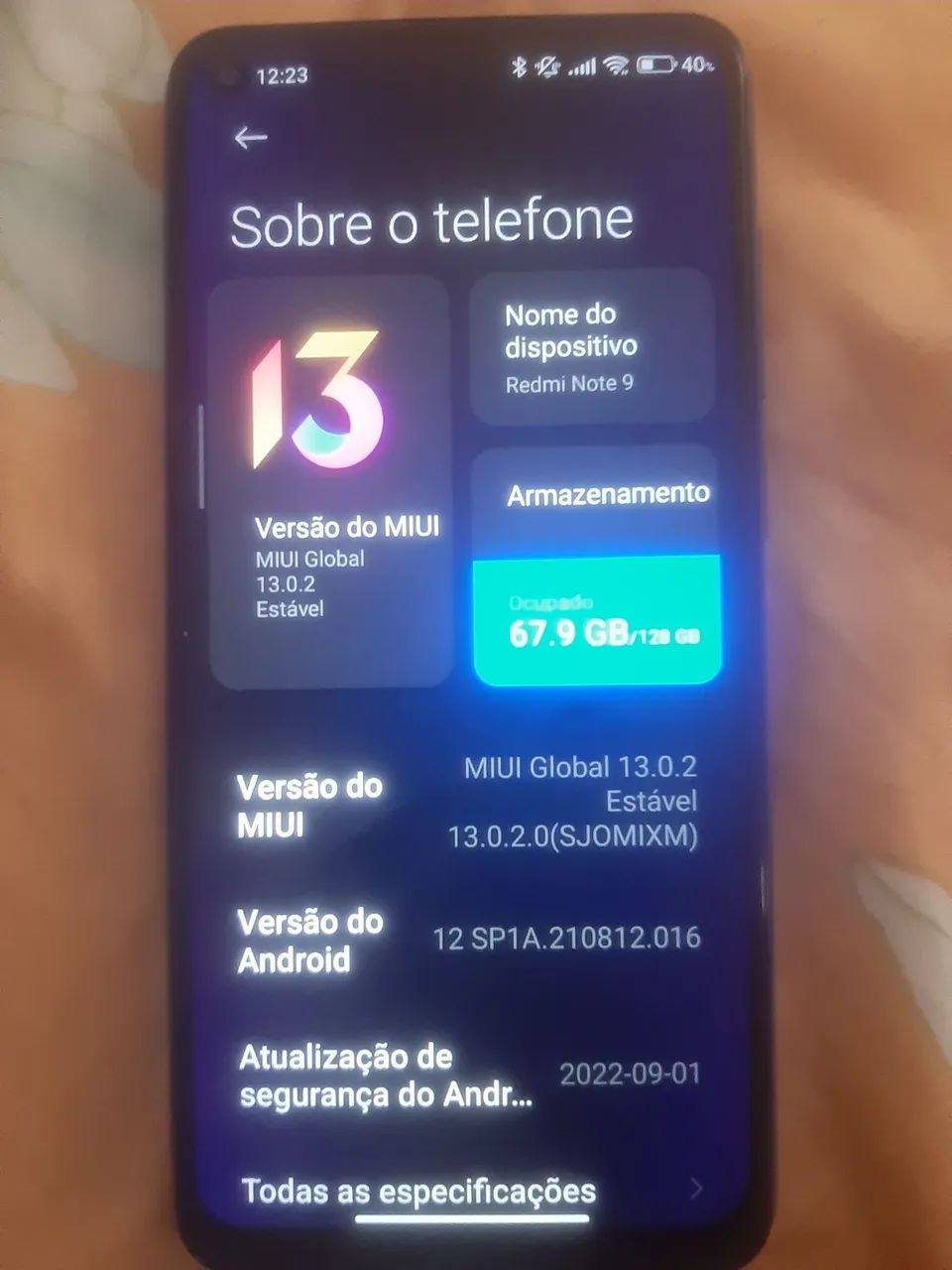 Xiaomi redmi note 9 128gb em perfeito estado  - Foto 3