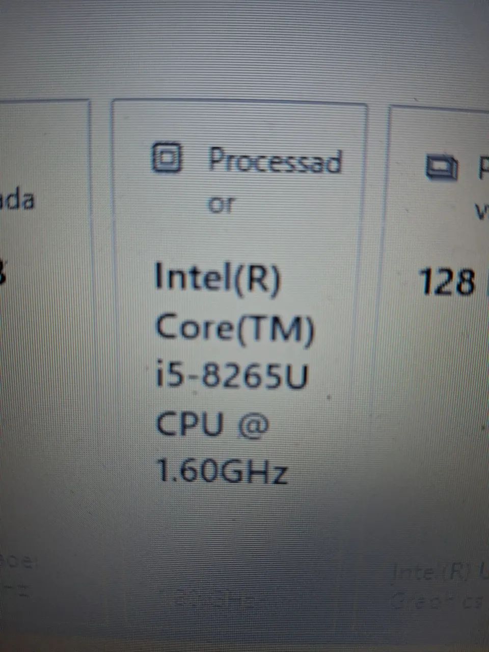 Notebook HP /Carcaça Intel Core I5 8 Geração. - Foto 2