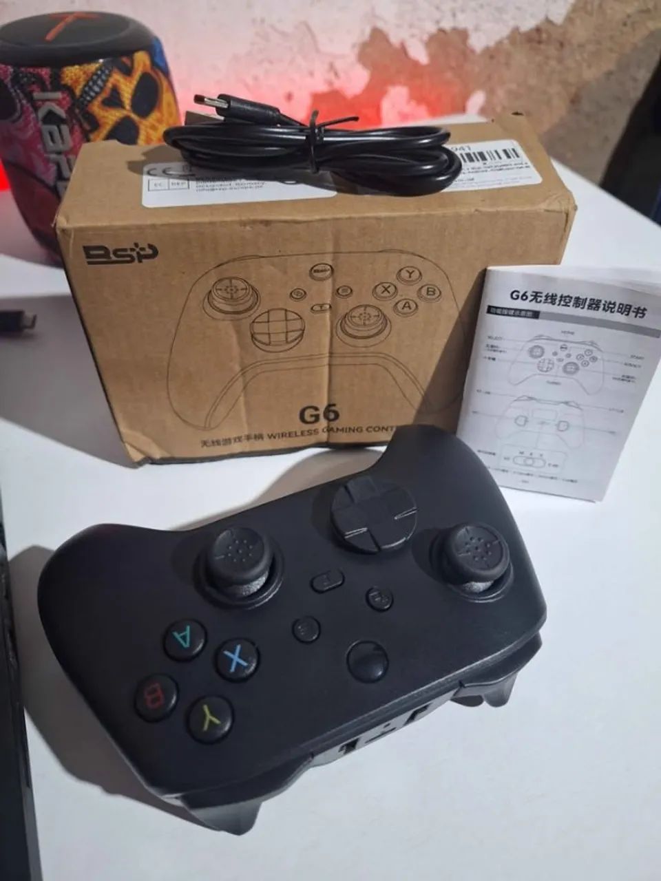 Controle Bluetooth sem fio BSP G6  compatível com Switch/PC/Android + Entrega  - Foto 4
