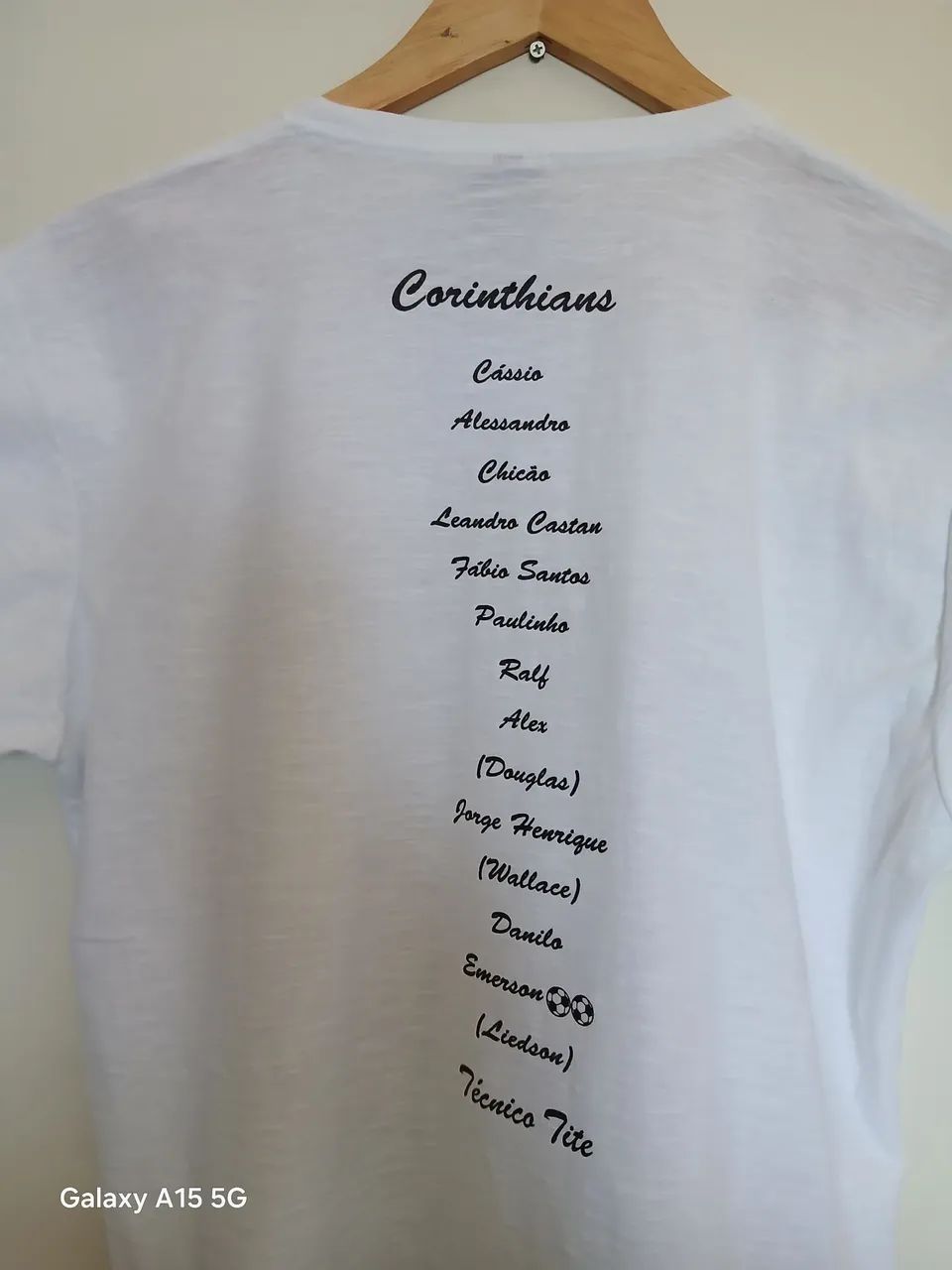 Camisa Corinthians Libertadores Algodão - Nova - Foto 5