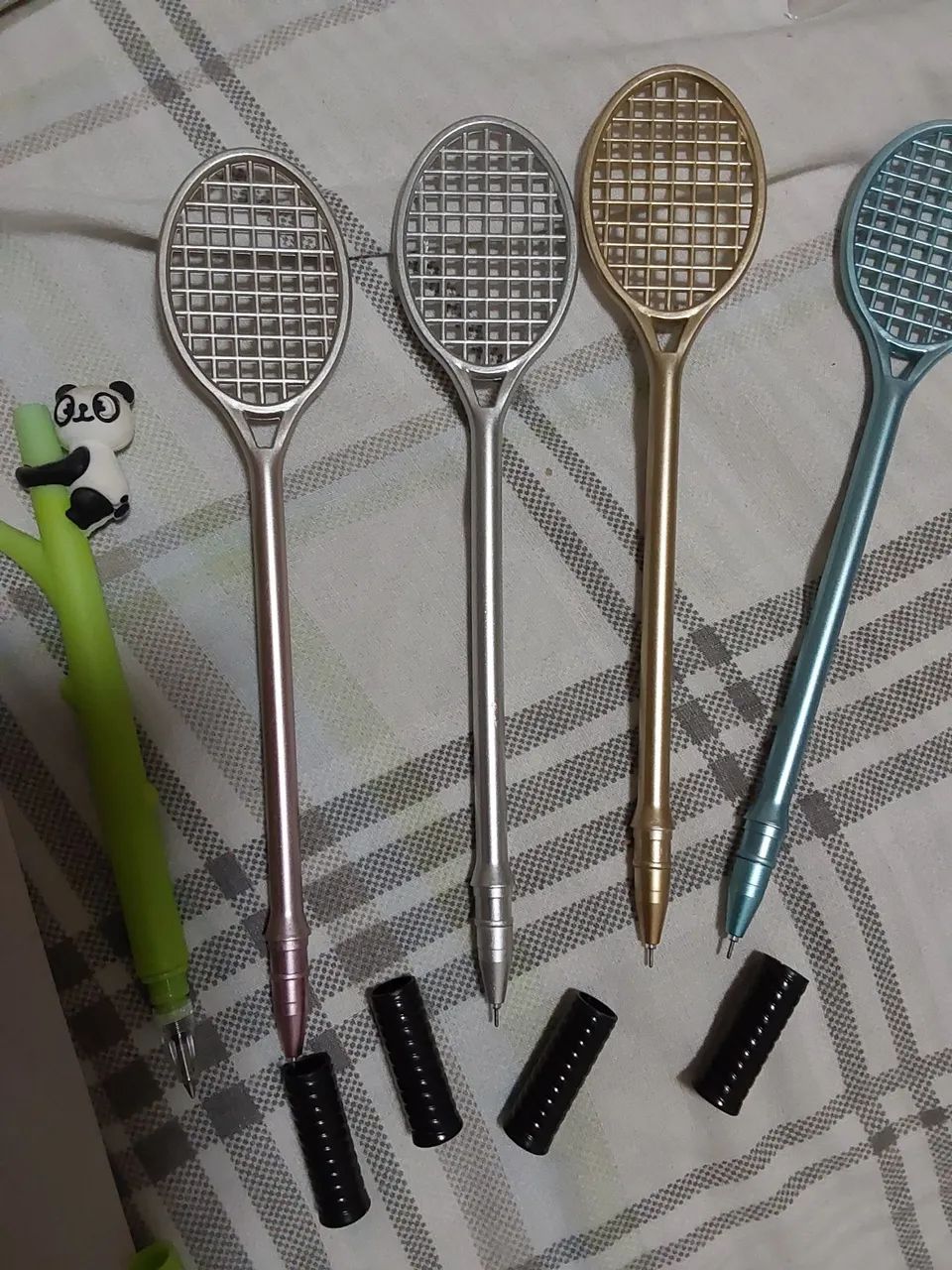 Kit caneta panda e raquete  - Foto 2