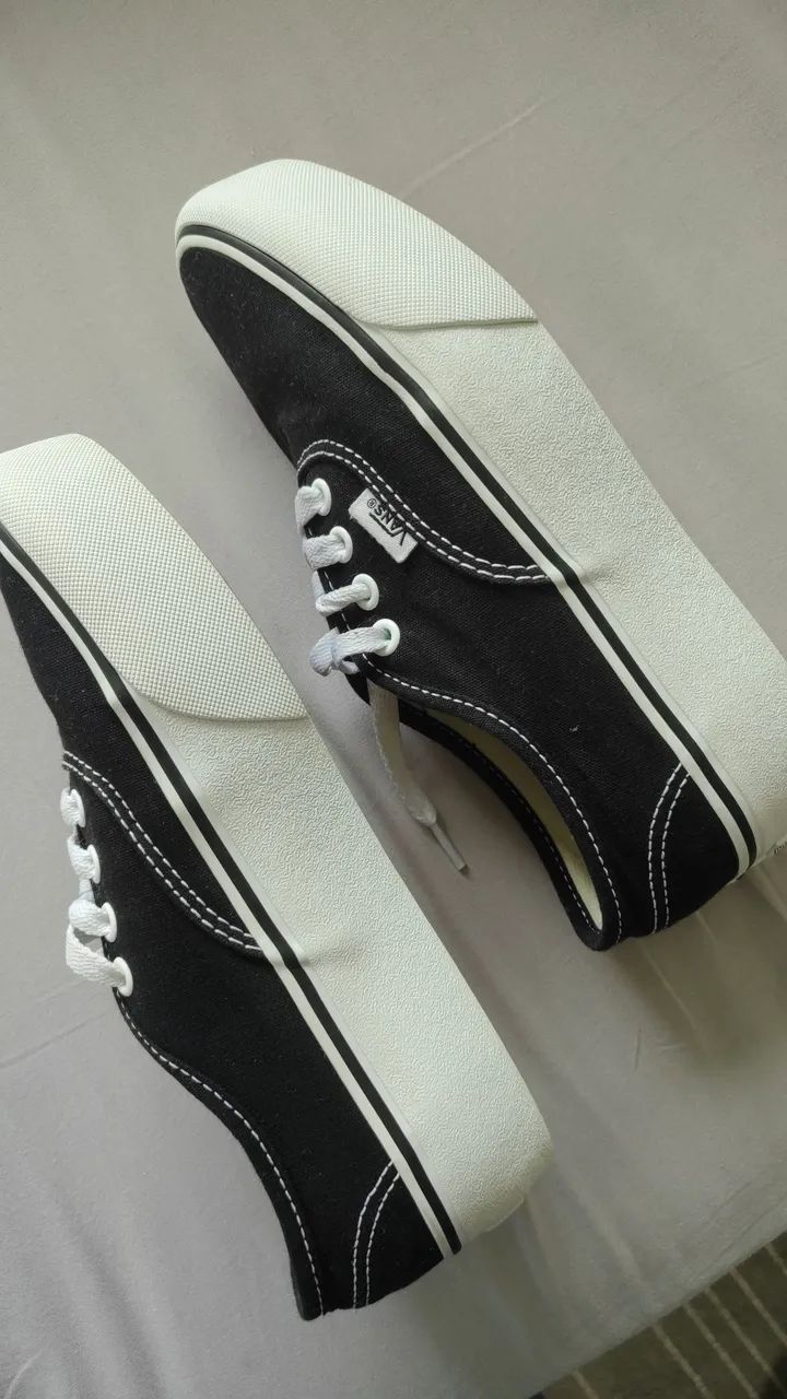 Tenis Vans Authentic Black 35 - Foto 3